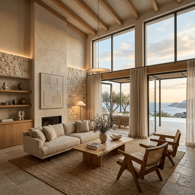 Luxury Corfu Villa Interior